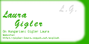 laura gigler business card